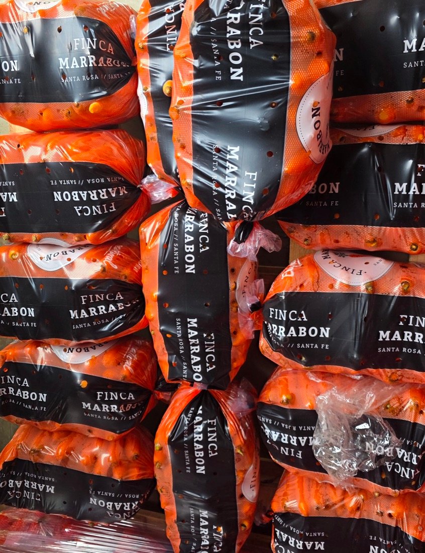 Zanahorias envasadas con la marca Finca Marrabon